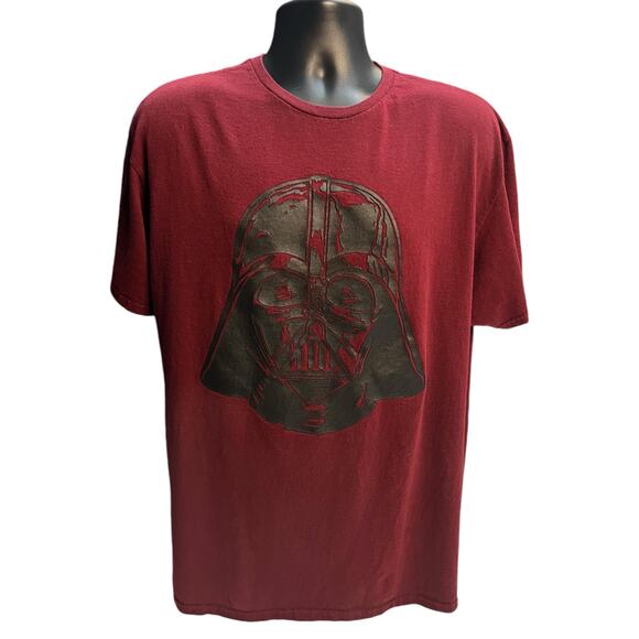 Star Wars Darth Vader Graphic T-Shirt XL Maroon Sithlord Darkside Tee Fifth Sun - Picture 1 of 8